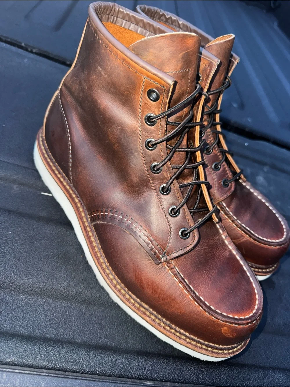 NEW!!! Red Wing Shoes Classic Moc 6-Inch Boot in Copper Brown WIDE